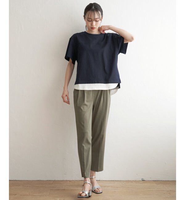 ikka「コットンUSA裾レイヤードTシャツ」|その他|
