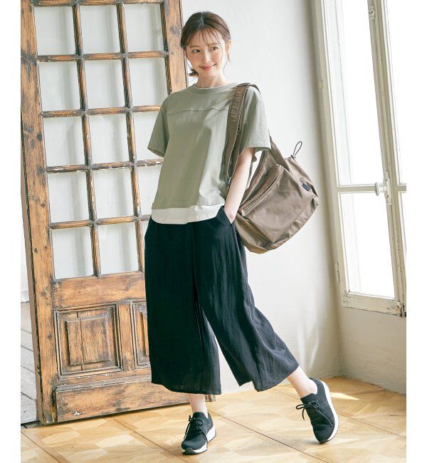 ikka「コットンUSA裾レイヤードTシャツ」|その他|