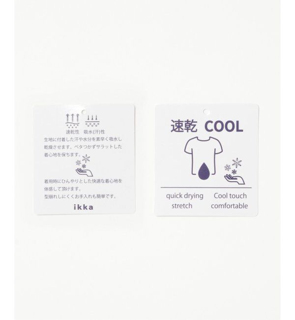 ikka「【接触冷感】速乾COOLプリントTシャツ」|Tシャツ・カットソー|