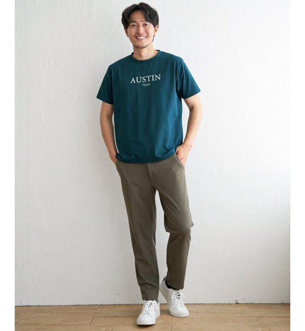 ikka「【接触冷感】速乾COOLプリントTシャツ」|Tシャツ・カットソー|