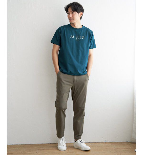 ikka「【接触冷感】速乾COOLプリントTシャツ」|Tシャツ・カットソー|