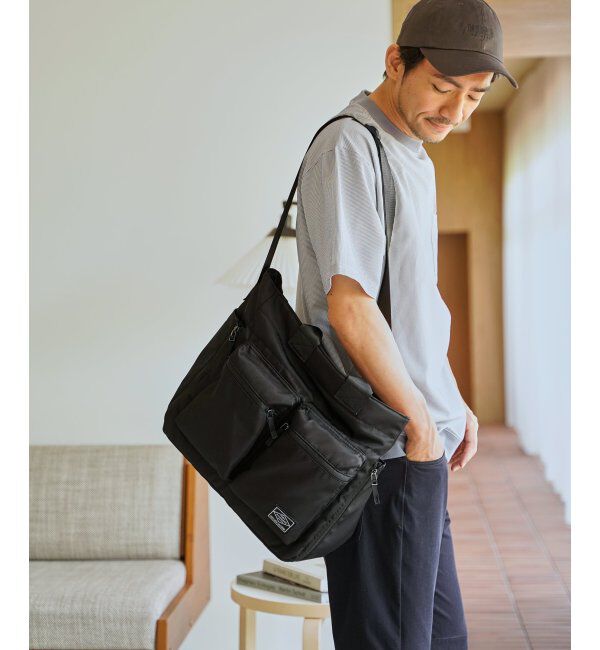 ikka「ナイロンツイル2WAYトートバッグ」|その他|