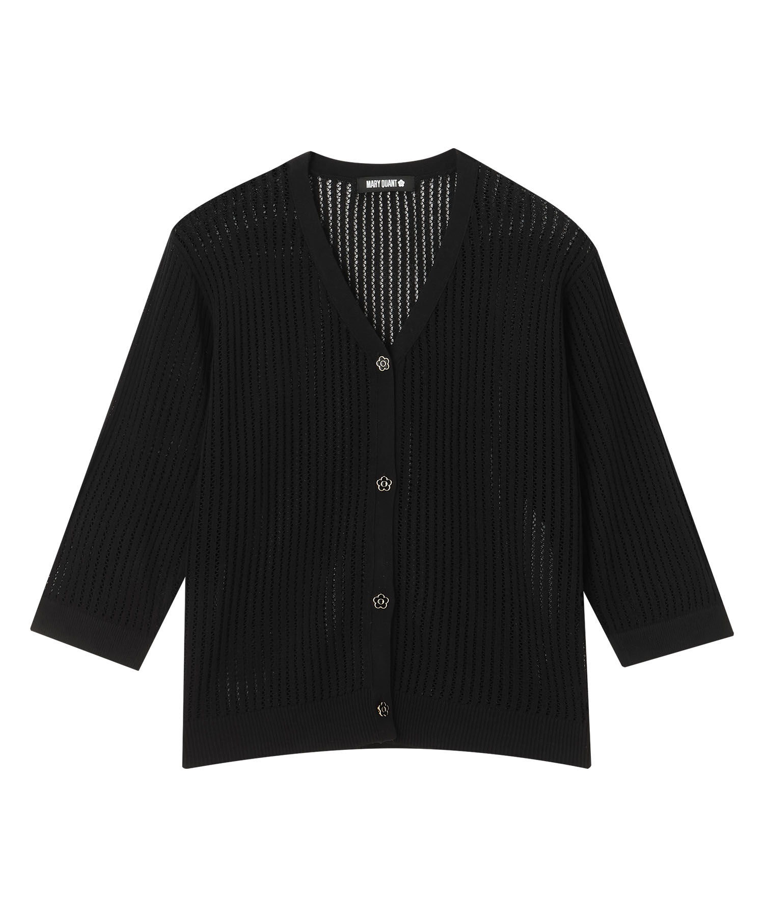 MARY QUANT「ライトメッシュ カーディガン」|カーディガン|