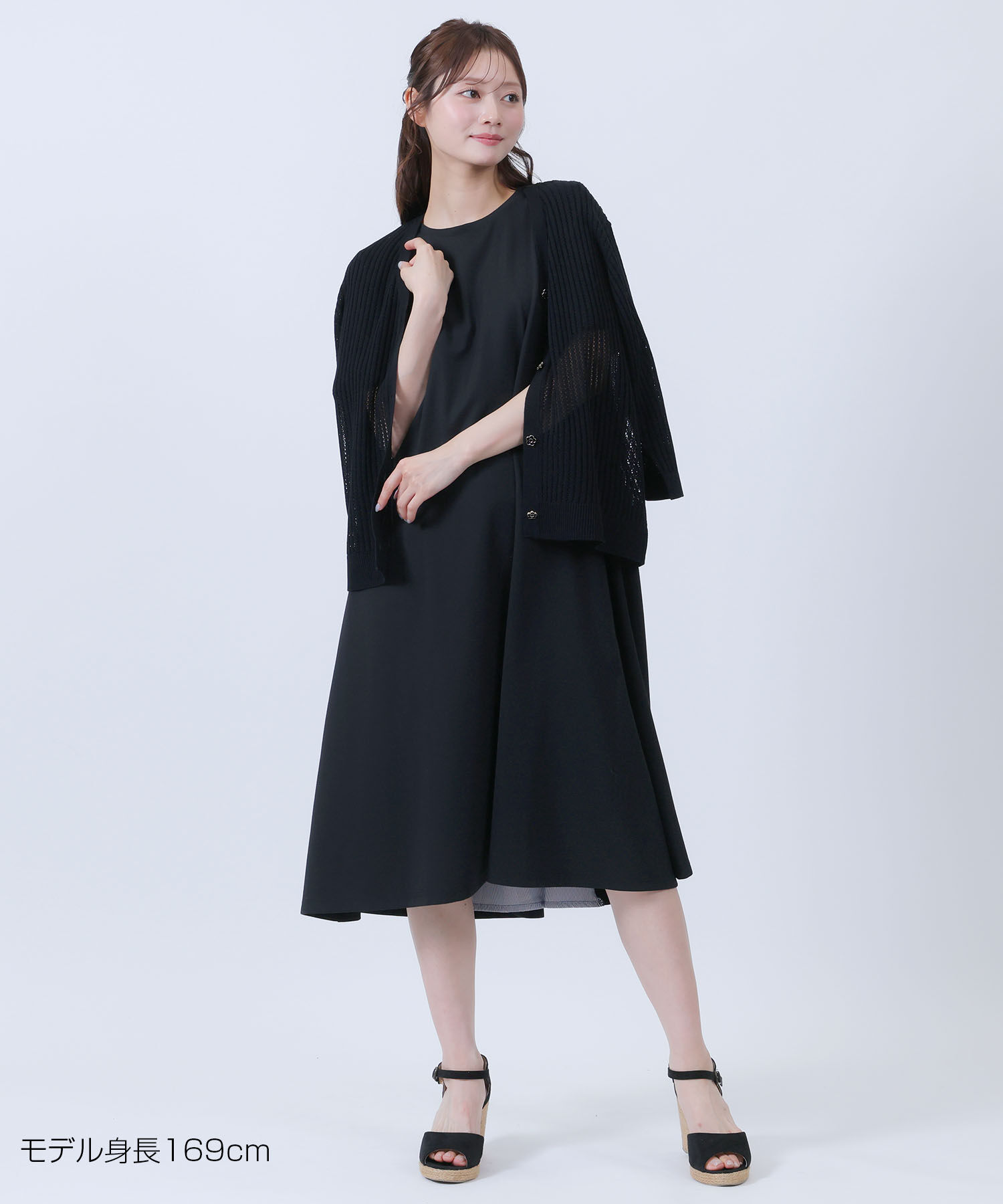 MARY QUANT「ライトメッシュ カーディガン」|カーディガン|