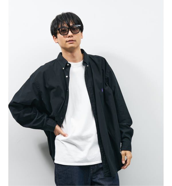  「【WEB限定】ウェリントン型 サングラス | 軽量 カラーレンズ トレンド 紫外線対策 UVカット 大きめサイズ」|サングラス|
