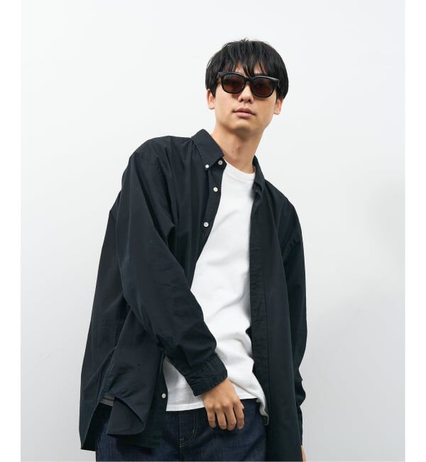  「【WEB限定】ウェリントン型 サングラス | 軽量 カラーレンズ トレンド 紫外線対策 UVカット 大きめサイズ」|サングラス|