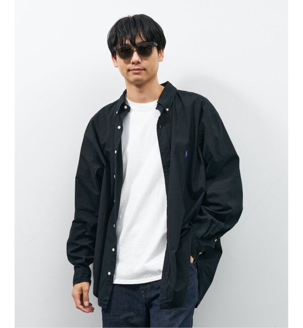  「【WEB限定】ウェリントン型 サングラス | 軽量 カラーレンズ トレンド 紫外線対策 UVカット 大きめサイズ」|サングラス|