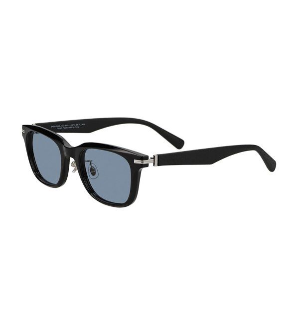  「SUNCUTGlasses/UV100%CUT サングラス レザー調 ラバーテンプル 紫外線対策 UV対策 UVカット ズレ落ち防止」|サングラス|