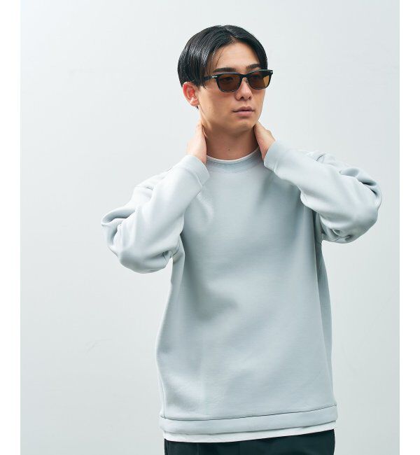  「SUNCUTGlasses/UV100%CUT サングラス レザー調 ラバーテンプル 紫外線対策 UV対策 UVカット ズレ落ち防止」|サングラス|