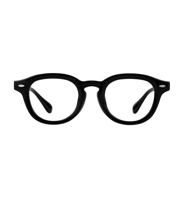  「【WEB限定】SUNCUTGlasses/UV100%CUT ウェリントン型 クリアサングラス |太縁 紫外線対策 UVカット」|サングラス|