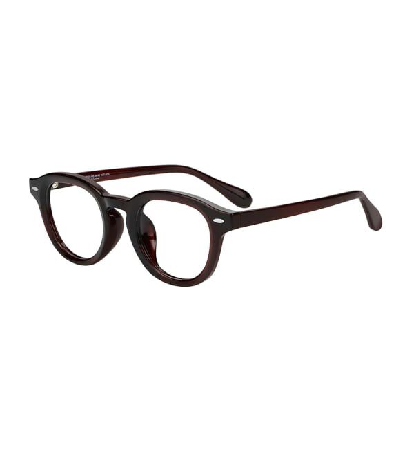  「【WEB限定】SUNCUTGlasses/UV100%CUT ウェリントン型 クリアサングラス |太縁 紫外線対策 UVカット」|サングラス|