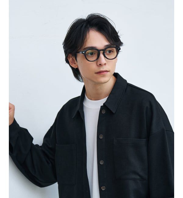  「【WEB限定】SUNCUTGlasses/UV100%CUT ウェリントン型 クリアサングラス |太縁 紫外線対策 UVカット」|サングラス|