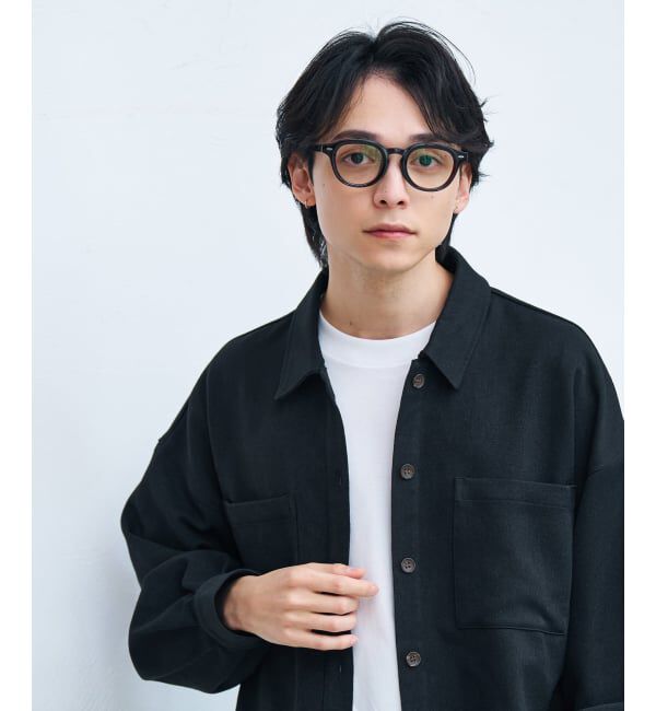  「【WEB限定】SUNCUTGlasses/UV100%CUT ウェリントン型 クリアサングラス |太縁 紫外線対策 UVカット」|サングラス|