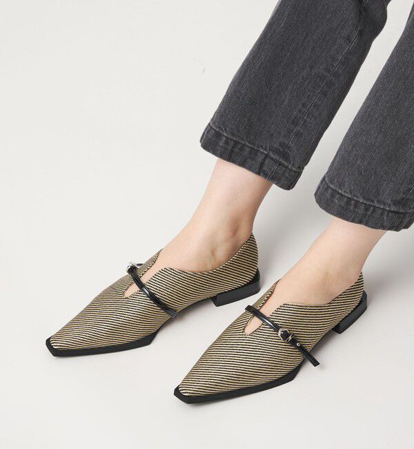 SY UNITED ARROWS「＜SY＞エッジピーススリットベルト フラット20&uarr;」|ローファー|
