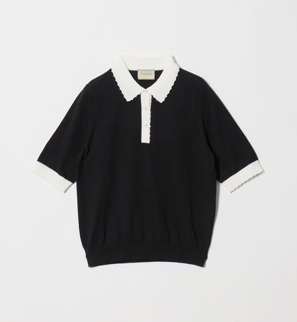 UNITED ARROWS「クロシェ ポロニット ‐ウォッシャブル‐」|ニット・セーター|