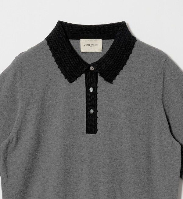UNITED ARROWS「クロシェ ポロニット ‐ウォッシャブル‐」|ニット・セーター|