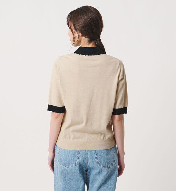 UNITED ARROWS「クロシェ ポロニット ‐ウォッシャブル‐」|ニット・セーター|