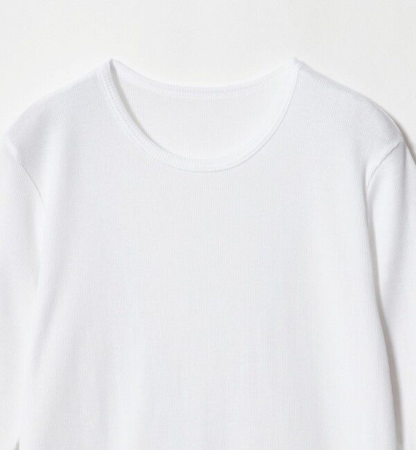 UNITED ARROWS「コットン テレコ 5分袖 カットソー」|Tシャツ・カットソー|