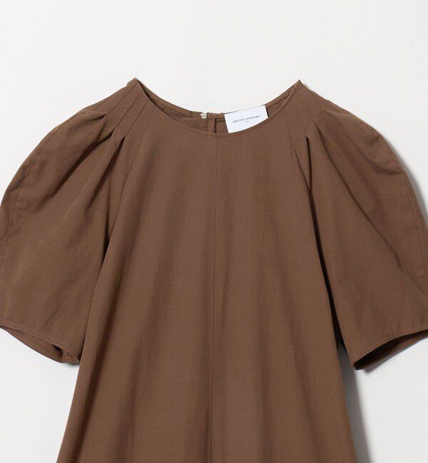 UNITED ARROWS「パフスリーブ フレアワンピース ‐ウォッシャブル‐」|ワンピース|
