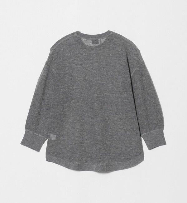 UNITED ARROWS「7分袖 ワッフル ニット」|ニット・セーター|