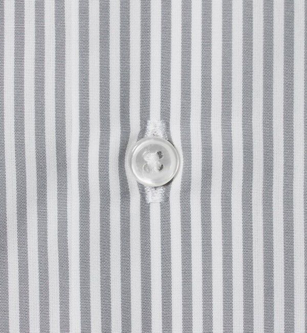 UNITED ARROWS「イージーケア AG  ブラックストライプ ワイドカラーシャツ 抗菌防臭」|シャツ・ブラウス|