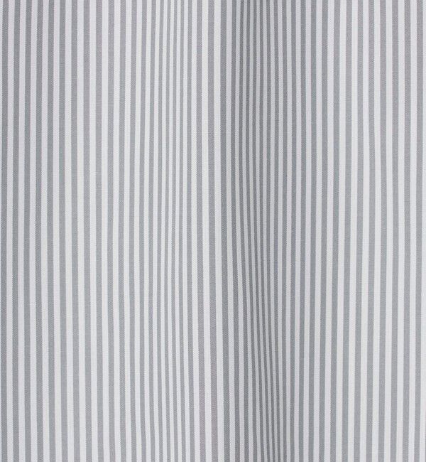 UNITED ARROWS「イージーケア AG  ブラックストライプ ワイドカラーシャツ 抗菌防臭」|シャツ・ブラウス|