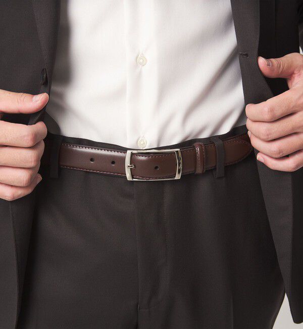 UNITED ARROWS green label relaxing「スクエアバックル 2 30mm ドレスベルト」|ベルト|MOCA