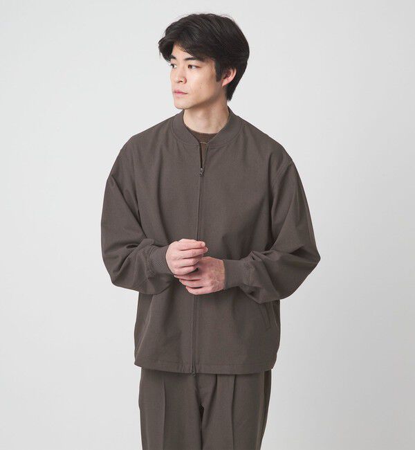 UNITED ARROWS green label relaxing「FREELITCH リブ ブルゾン -2WAYストレッチ・吸水速乾-」|ブルゾン・スタジャン|