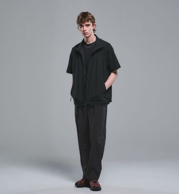 UNITED ARROWS green label relaxing「ナイロンオックス 1プリーツ W3 ワイドパンツ -撥水-」|その他|