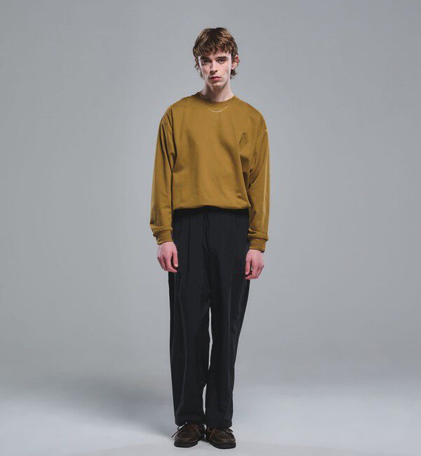 UNITED ARROWS green label relaxing「ALBINI ハイゲージ モクロディ クルーネック カットソー」|Tシャツ・カットソー|