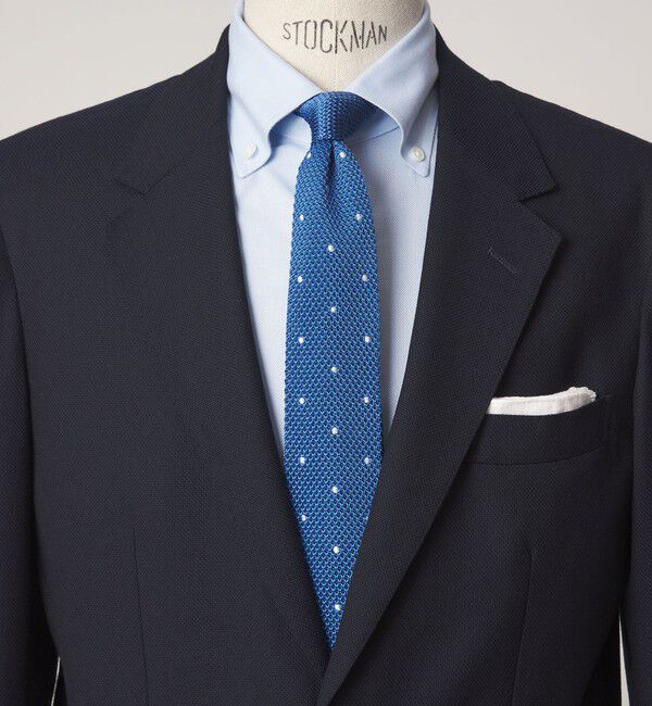 UNITED ARROWS green label relaxing「GLR ポリエステル ウォッシャブル ニット ドット ネクタイ ニットタイ」|ネクタイ・蝶ネクタイ|ROYAL