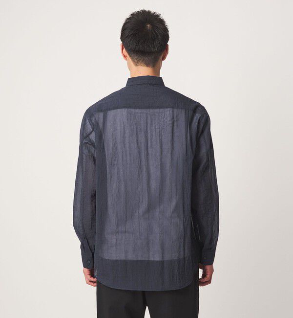UNITED ARROWS green label relaxing「ナイロン シアー リップストップ 長袖 ジャストルーズ シャツ」|シャツ・ブラウス|