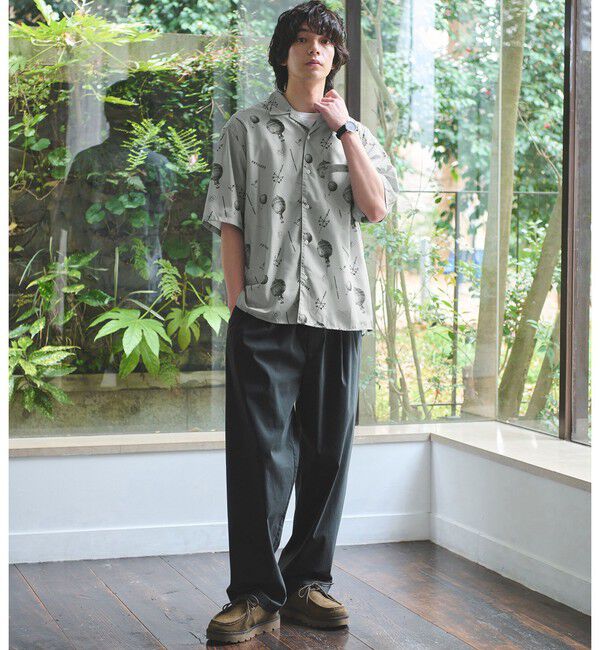UNITED ARROWS green label relaxing「DEYROLLE オープンカラー 半袖 シャツ」|シャツ・ブラウス|