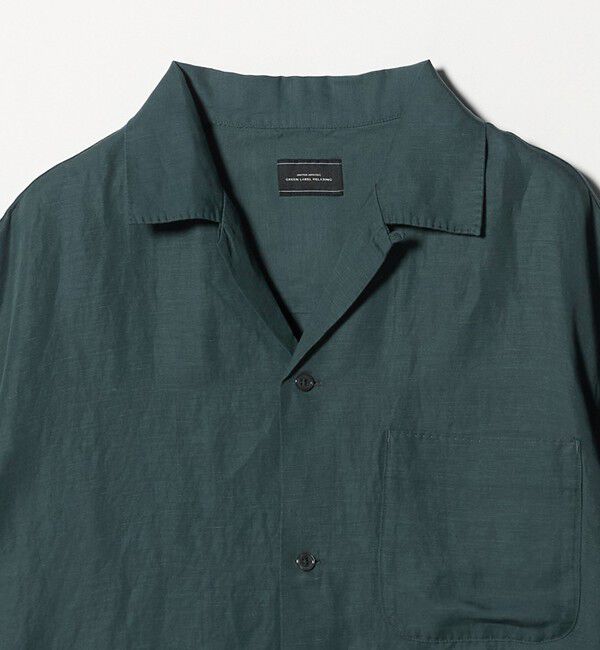 UNITED ARROWS green label relaxing「ウォッシュド オープンカラー 半袖 シャツ」|シャツ・ブラウス|