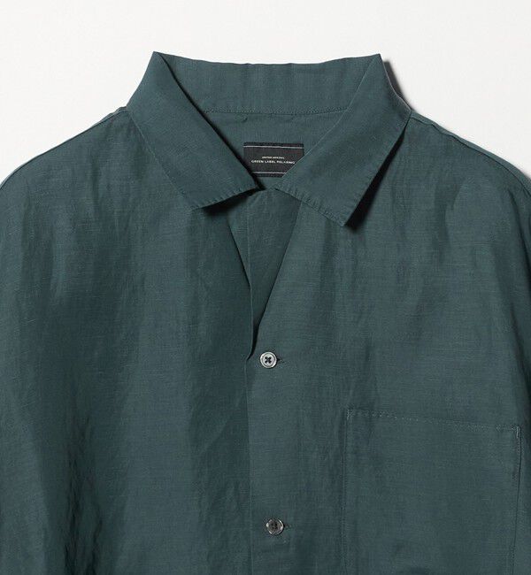 UNITED ARROWS green label relaxing「ウォッシュド オープンカラー 半袖 シャツ」|シャツ・ブラウス|