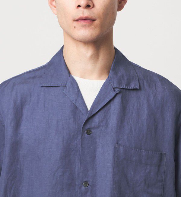 UNITED ARROWS green label relaxing「ウォッシュド オープンカラー 半袖 シャツ」|シャツ・ブラウス|