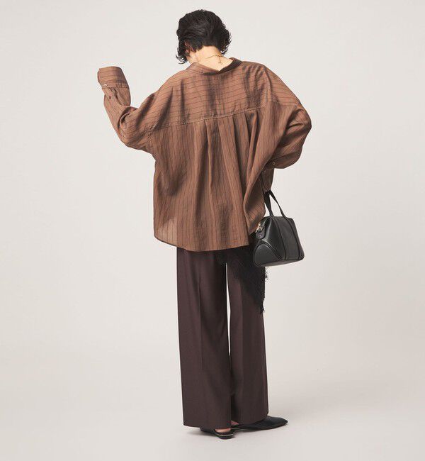 UNITED ARROWS green label relaxing「【結論シリーズ】ミルフィーユタックシャツ」|シャツ・ブラウス|