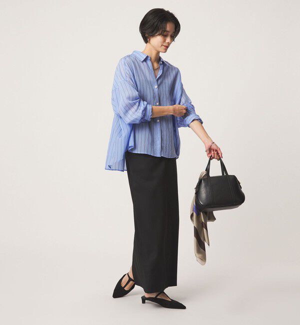UNITED ARROWS green label relaxing「【結論シリーズ】ミルフィーユタックシャツ」|シャツ・ブラウス|