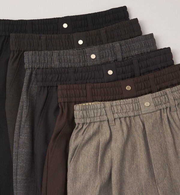 UNITED ARROWS green label relaxing「ニーハイワイドパンツ マシンウォッシャブル ストレッチ 帯電防止」|その他|