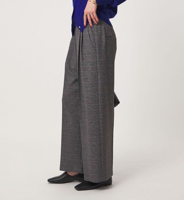 UNITED ARROWS green label relaxing「ニーハイワイドパンツ マシンウォッシャブル ストレッチ 帯電防止」|その他|