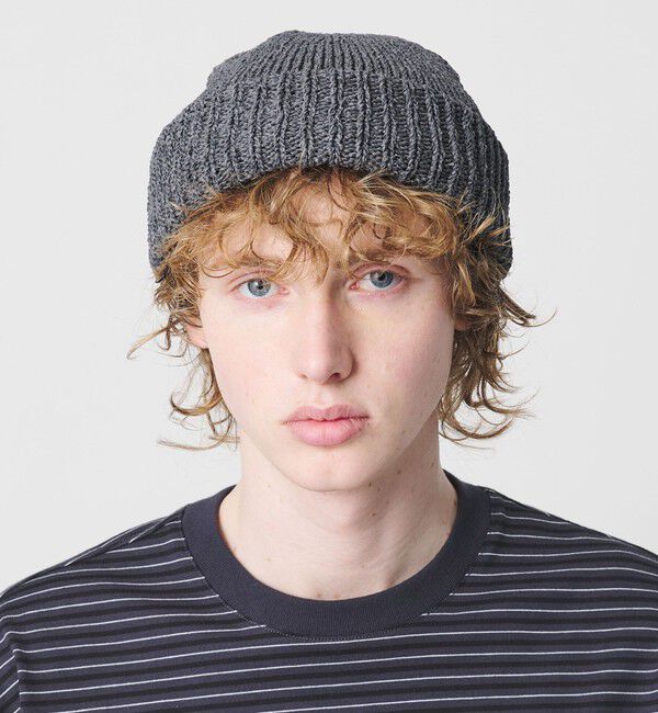 BEAUTY&YOUTH UNITED ARROWS「＜Racal＞JP ロール ニット キャップ」|ニット帽|DK.GRAY