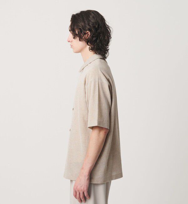 BEAUTY&YOUTH UNITED ARROWS「KNITEE リネンブレンド ミラノ シャツ ウォッシャブル」|カーディガン|