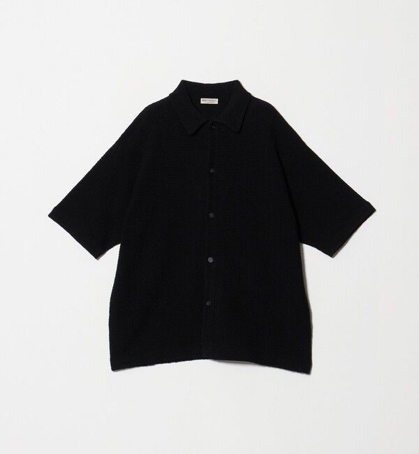 BEAUTY&YOUTH UNITED ARROWS「ブークレ ツイードライク ニット シャツ ウォッシャブル」|カーディガン|