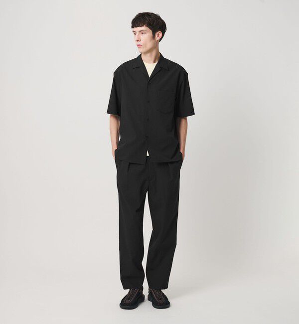 BEAUTY&YOUTH UNITED ARROWS「KOMATSU PACK トロピカル オープンカラー シャツ GRANDE型 ストレッチ 吸水速乾 UVカット セットアップ対応」|シャツ・ブラウス|