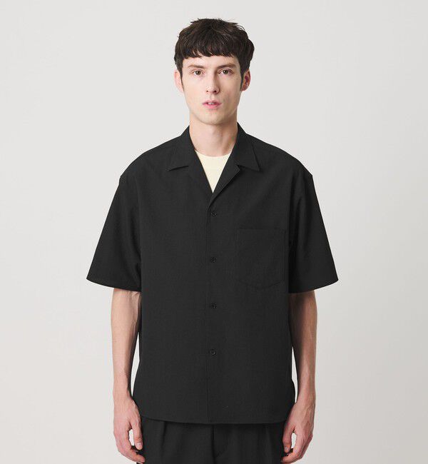 BEAUTY&YOUTH UNITED ARROWS「KOMATSU PACK トロピカル オープンカラー シャツ GRANDE型 ストレッチ 吸水速乾 UVカット セットアップ対応」|シャツ・ブラウス|