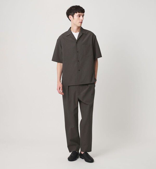 BEAUTY&YOUTH UNITED ARROWS「KOMATSU PACK トロピカル オープンカラー シャツ GRANDE型 ストレッチ 吸水速乾 UVカット セットアップ対応」|シャツ・ブラウス|