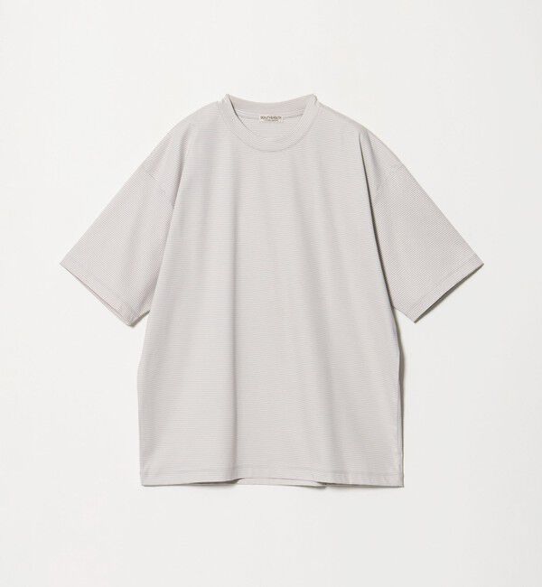 BEAUTY&YOUTH UNITED ARROWS「クール デオドラント クルーネック ボーダー Tシャツ 接触冷感 抗菌防臭」|Tシャツ・カットソー|