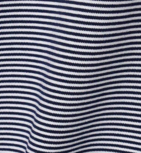 BEAUTY&YOUTH UNITED ARROWS「クール デオドラント クルーネック ボーダー Tシャツ 接触冷感 抗菌防臭」|Tシャツ・カットソー|
