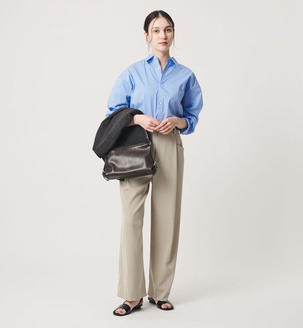 BEAUTY&YOUTH UNITED ARROWS「ポリエステルブレンド バックゴム ワイドパンツ ウォッシャブル 吸水速乾 防シワ」|その他|