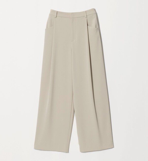 BEAUTY&YOUTH UNITED ARROWS「ポリエステルブレンド バックゴム ワイドパンツ ウォッシャブル 吸水速乾 防シワ」|その他|